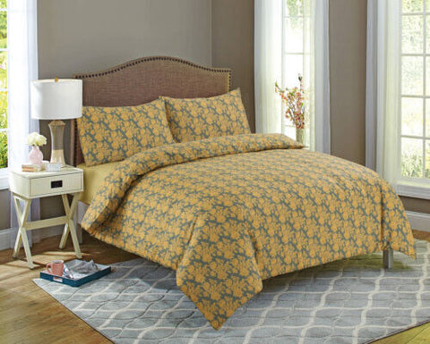 100% EGYPTIAN COTTON MULTI PRINT DUVET COVER SINGLE DOUBLE KING SIZE BED SHEET