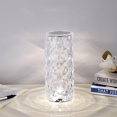 Rose Diamond USB Charging Touch Table Lamp