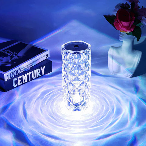 Rose Diamond USB Charging Touch Table Lamp