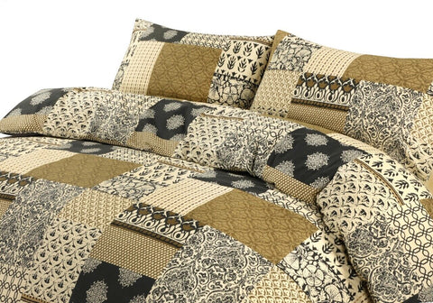 100% EGYPTIAN COTTON DUVET QUILT COVER SET SINGLE DOUBLE KING SIZE BED SHEETS