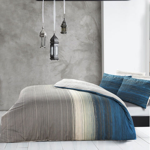 100% EGYPTIAN COTTON DUVET QUILT COVER SET SINGLE DOUBLE KING SUPER KING SIZES