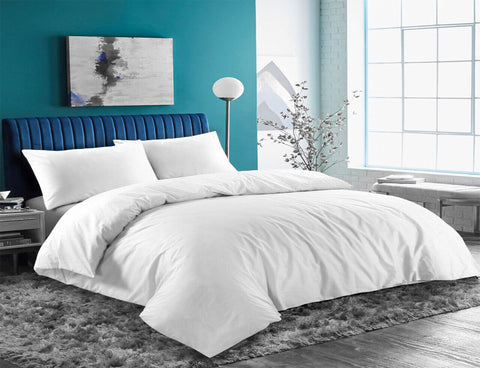 100% COTTON DUVET QUILT COVER BEDDING SET SINGLE DOUBLE KING SUPER KING ALL SIZE