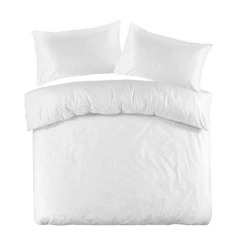 100% COTTON DUVET QUILT COVER BEDDING SET SINGLE DOUBLE KING SUPER KING ALL SIZE