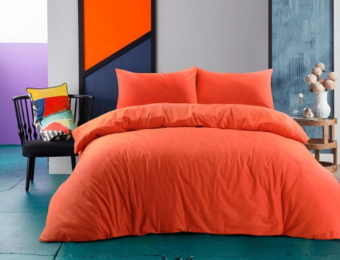 100% COTTON DUVET QUILT COVER BEDDING SET SINGLE DOUBLE KING SUPER KING ALL SIZE