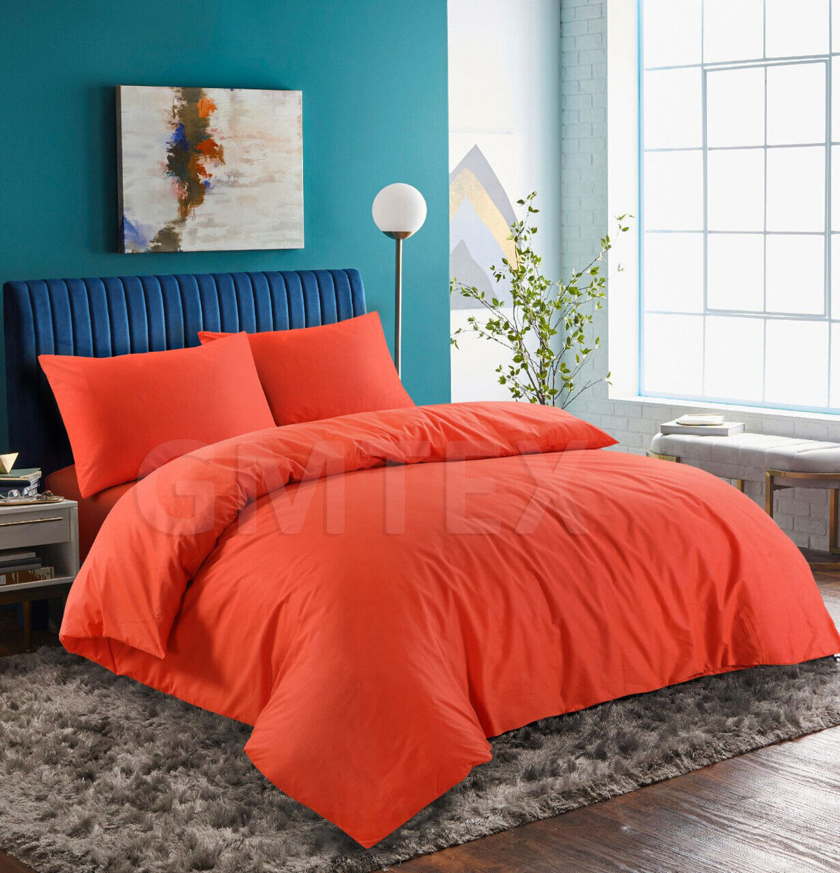 100% COTTON DUVET QUILT COVER BEDDING SET SINGLE DOUBLE KING SUPER KING ALL SIZE