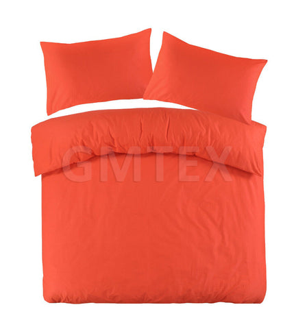 100% COTTON DUVET QUILT COVER BEDDING SET SINGLE DOUBLE KING SUPER KING ALL SIZE