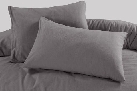 Polycotton Plain Dyed Duvet Cover Quilt Bedding Set Duvet Set With Pillowcase