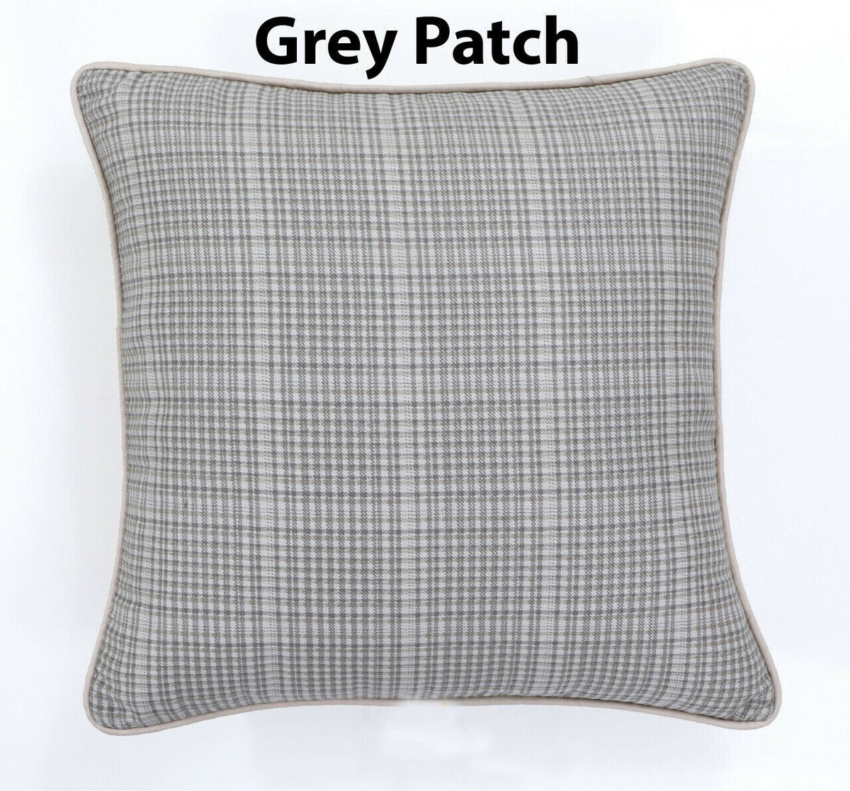 Cushion Cover 18" x 18" Square Patched Lines Décor Throw Sofa Pillow Case Print