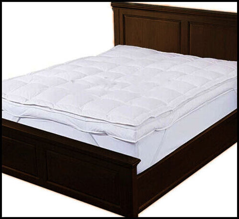 Mattress Topper 5cm Thick Luxury Soft Hotel Quality Microfiber Anti Allergy